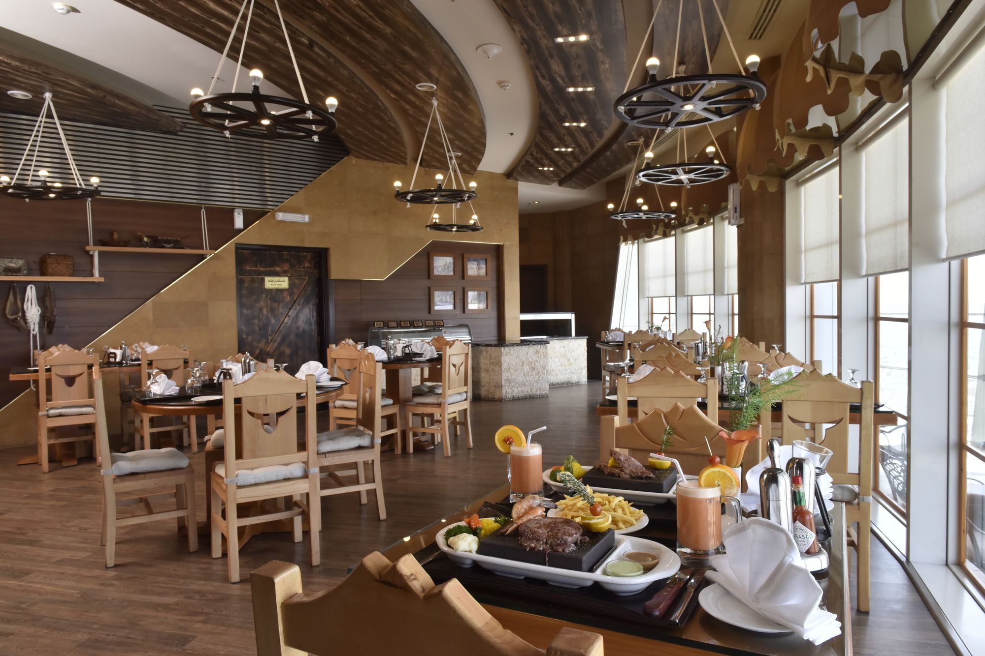 Awaliv International Hotel Таиф Екстериор снимка The restaurant